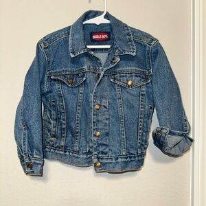 Vintage Bugle Boy Classic Blue Kids Jean Jacket